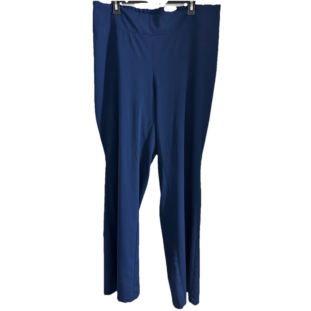 Torrid Women’s Pants Elastic Back Waist Side Zipper Lightweight Blue Size 16
